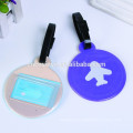 Wholesale Round shape pvc airplane hang luggage tag